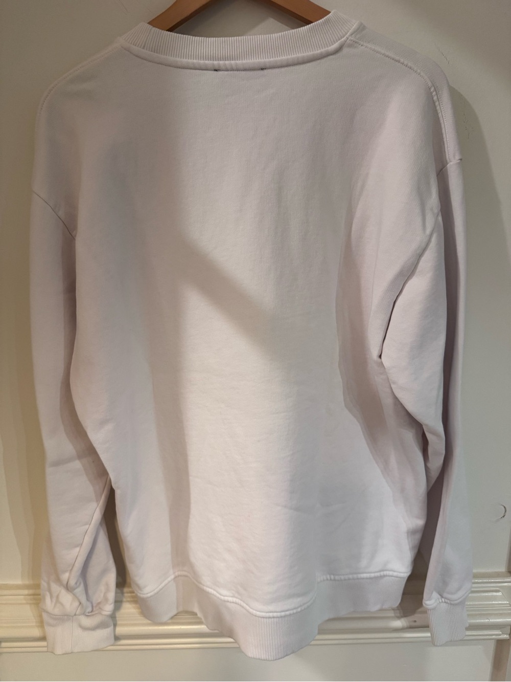 Vacation sunscreen Embroidered Crewneck Sweatshirt large white - Picture 5 of 6